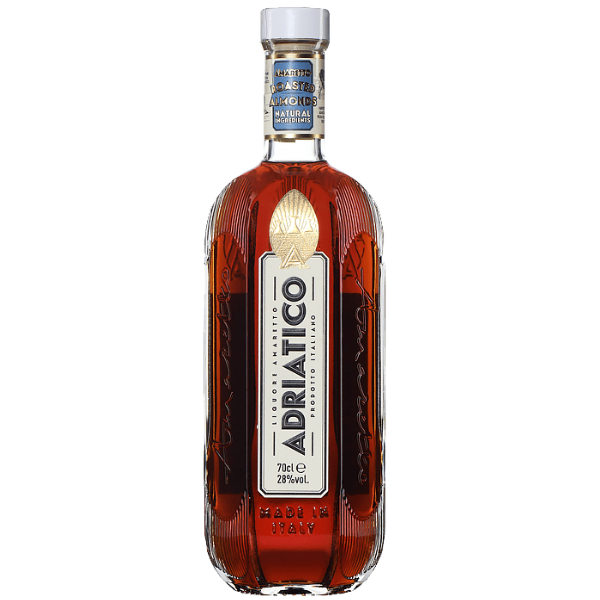 Amaretto Liqueur Amande Alcool Italien Traditionnel Sur Fond Noir